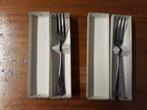 2x verzilverde gebaksvorkjes, Antiek en Kunst, Ophalen of Verzenden