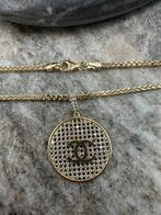14k Gouden Vossenstaart Ketting met Hanger 60cm, Ophalen of Verzenden, Nieuw, Goud, Met hanger