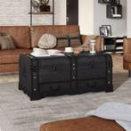 Dekenkist van gezwart hout, groot volume., 50 tot 100 cm, Nieuw, Minder dan 50 cm, 50 tot 75 cm