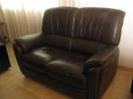 Te koop 2 zits Lederen Bank zo goed als nieuw., Ophalen, 150 tot 200 cm, Tweepersoons, Zo goed als nieuw
