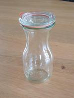 kleine weckfles, Ophalen of Verzenden, Zo goed als nieuw, Glas, Pot, Bus of Blik