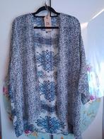 Blauw Witte Kimono Maat 48 50 52, Ophalen of Verzenden, Zo goed als nieuw, Blauw