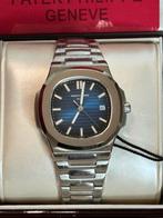 Patek philippe nautilus blauw, Sieraden, Tassen en Uiterlijk, Horloges | Heren, Ophalen of Verzenden, Staal, Overige merken