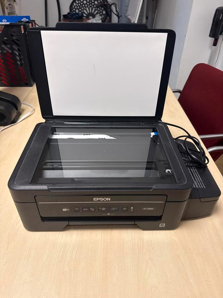 Epson ET-2500 EcoTank Printer - Wifi, Computers en Software, Printers, Gebruikt, All-in-one, Inkjetprinter, Kleur printen, Draadloos