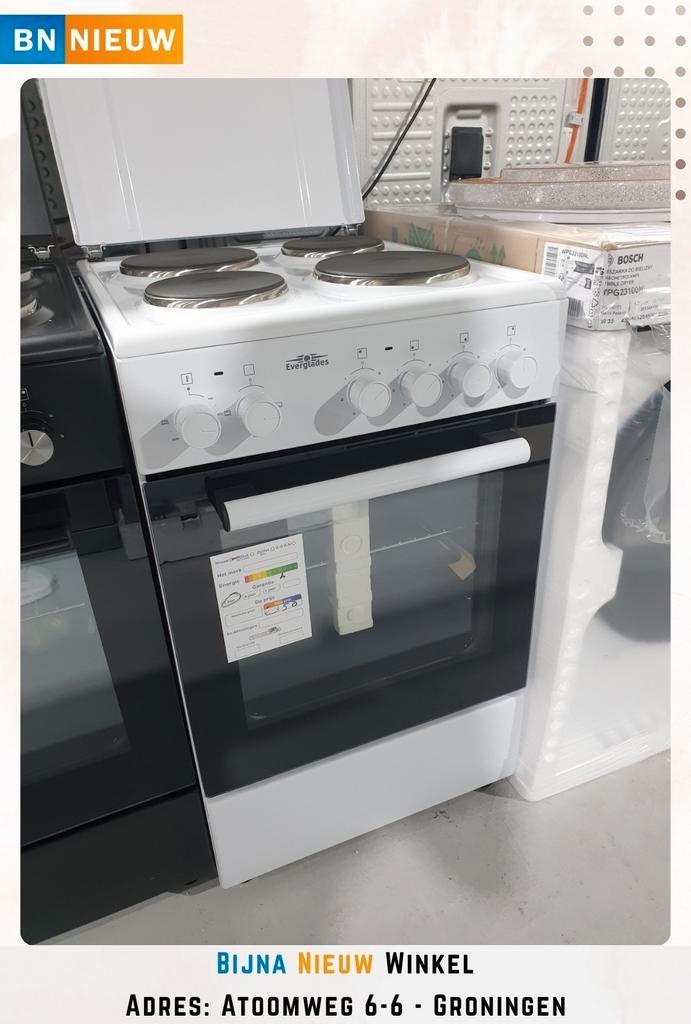Everglades Elektrische Fornuis 50cm E-A 5JaarGarantie - NEW, Huis en Inrichting, Keuken | Keukenbenodigdheden, Nieuw, Ophalen of Verzenden