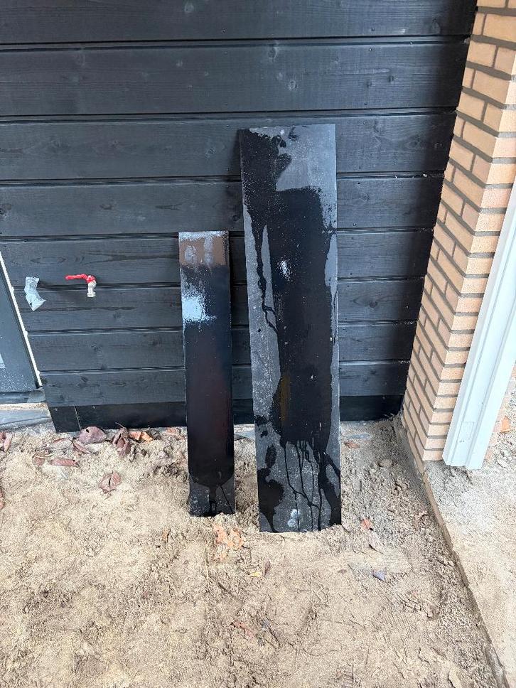 Trespa reststukken zwart, Doe-het-zelf en Verbouw, Platen en Panelen, Nieuw, HPL, Minder dan 20 mm, Ophalen