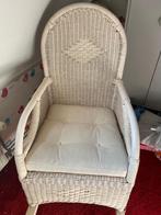 Schommelstoel, Huis en Inrichting, Stoelen, Ophalen, Gebruikt, Wit, Eén