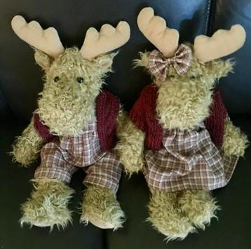 Van Cleef pluche knuffel dieren eland man en vrouw ZGAN beschikbaar voor biedingen