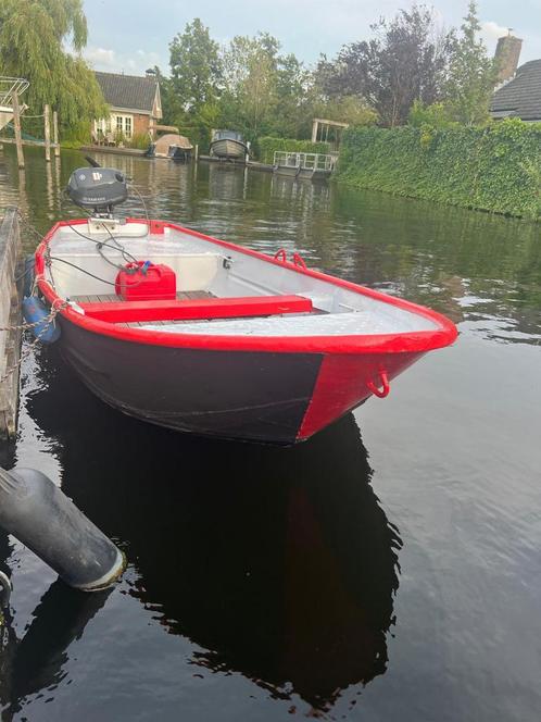 stalen vletje, sloep, boot, sloepje vlet te koop, Watersport en Boten, Motorboten en Motorjachten, Gebruikt, Staal, Tot 6 meter