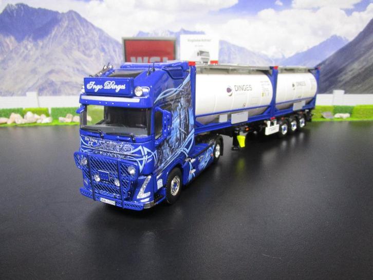 Wsi 01-4424 Ingo Dinges , Volvo FH5 Globetrotter XL, Hobby en Vrije tijd, Modelauto's | 1:50, Nieuw, Bus of Vrachtwagen, Wsi, Ophalen