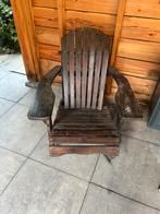 GRATIS! Houten tuinstoel, Tuin en Terras, Ophalen, Gebruikt, Hout