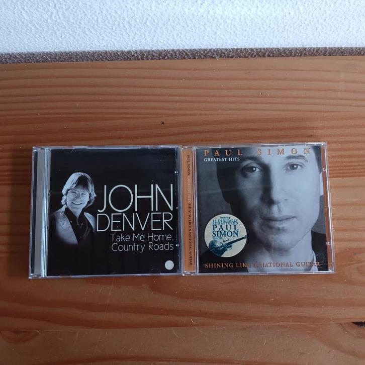 Paul Simon, Greatest Hits, en John Denver cd's zijn perfect, Cd's en Dvd's, Cd's | Pop, Gebruikt, 1980 tot 2000, Ophalen of Verzenden
