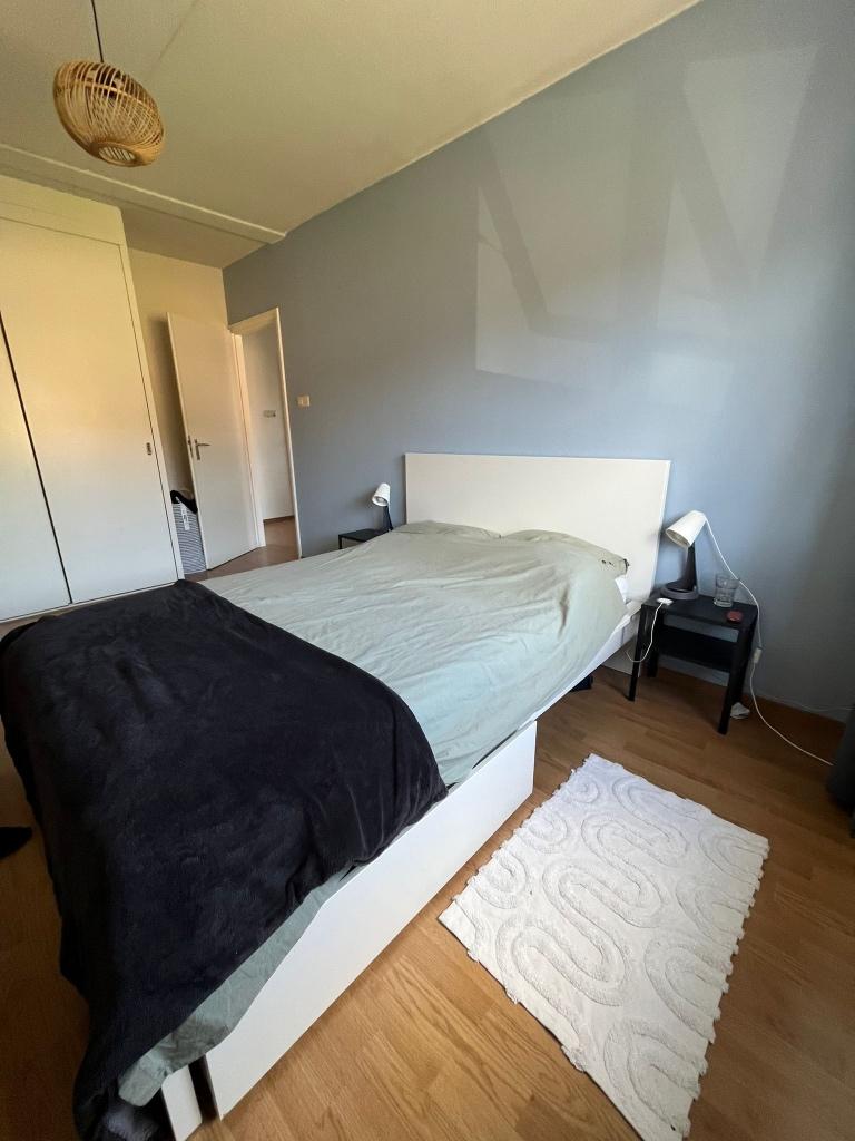 Wit MALM bed, 140x200, Huis en Inrichting, Slaapkamer | Bedden, Zo goed als nieuw, Tweepersoons, 140 cm, 200 cm, Hout, Wit, Ophalen of Verzenden