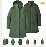 Patagonia 3-in-1 parka jas, dames - groen, als nieuw., Kleding | Dames, Jassen | Winter, Maat 42/44 (L), Patagonia, Ophalen of Verzenden