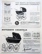 5 vintage advertenties reclames kinderwagen 1962 Koelstra Mu, Gebruikt, Ophalen