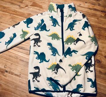 Nieuw warm dino  fleece vest h&m 128 134 140   beschikbaar voor biedingen