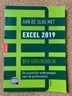 Ben Groenendijk - Aan de slag met Excel 2019, Ben Groenendijk, Ophalen of Verzenden, Zo goed als nieuw, Nederlands
