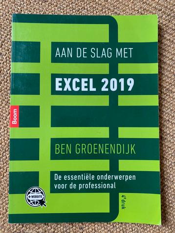 Ben Groenendijk - Aan de slag met Excel 2019 beschikbaar voor biedingen
