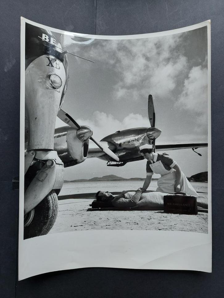 Originele foto van een BEA Air Ambulance (F789), Verzamelen, Luchtvaart en Vliegtuigspotten, Gebruikt, Kaart, Foto of Prent, Ophalen of Verzenden