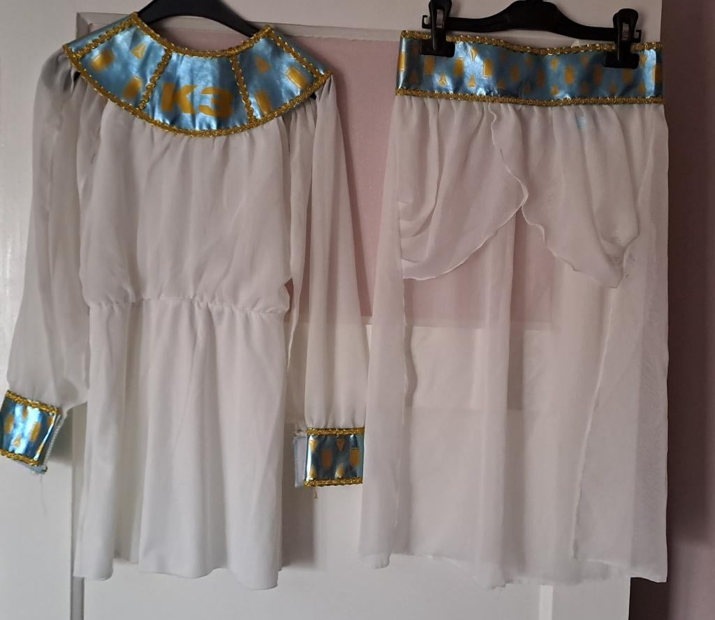 K3 farao setje 3 tot 5 jaar jaar, Ophalen, Zo goed als nieuw, 110 t/m 116, Meisje