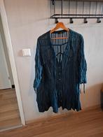 Tuniek blouse X-two mt 3 is 50 petrol, Kleding | Dames, Ophalen of Verzenden, Gedragen, Blouse of Tuniek