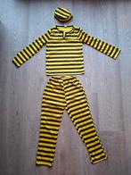 Boevenpak, maat 139-155, geel/zwart, daltons, Kinderen en Baby's, Carnavalskleding en Verkleedspullen, Ophalen of Verzenden, Zo goed als nieuw