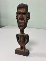 Antiek sculptuur hout gesneden houten voorouderbeeld afrika, Ophalen of Verzenden