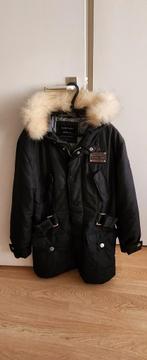 Heren herfst/winter jas, maat L, Kleding | Heren, Ophalen of Verzenden, Zo goed als nieuw, Zwart, Nickelson