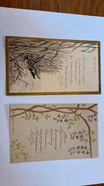 Oude menukaarten ( 2 ) uit 1943 en 1947, Verzamelen, Ophalen of Verzenden, Gebruikt