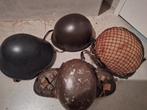 Div helmen DDR .Tank helm.  Hollandse helm., Ophalen of Verzenden, Landmacht, Nederland, Helm of Baret
