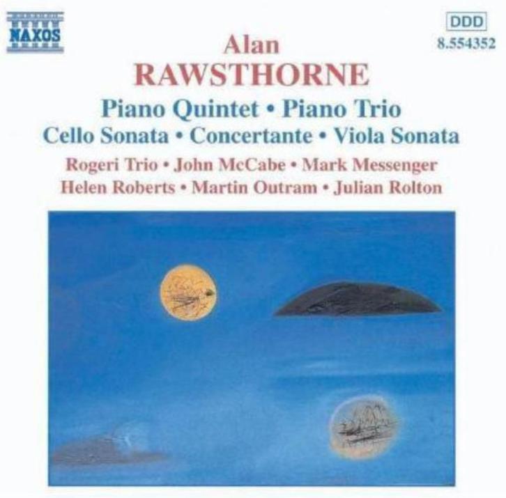 RAWSTHORNE Piano quintet & piano trio CD NAXOS, Cd's en Dvd's, Cd's | Klassiek, Gebruikt, Kamermuziek, Modernisme tot heden, Ophalen of Verzenden