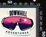 Sticker: Downhill (2), Ophalen of Verzenden, Zo goed als nieuw, Bedrijf of Vereniging