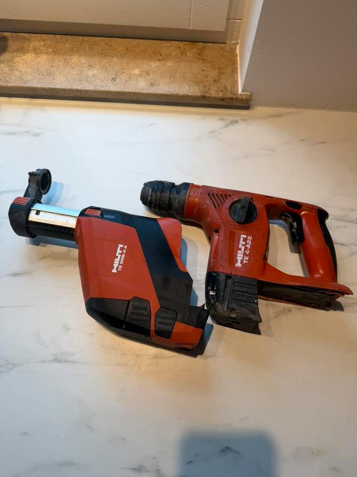 Hilti klopboormachine TE-A22 met zuiger TE DRS-4A, Doe-het-zelf en Verbouw, Gereedschap | Boormachines, Zo goed als nieuw, Boormachine