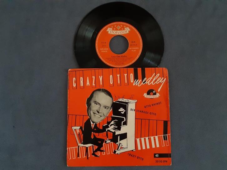 Crazy Otto – Crazy Otto Medley VG+/MN, Cd's en Dvd's, Vinyl Singles, Gebruikt, Single, Wereldmuziek, 7 inch, Ophalen of Verzenden