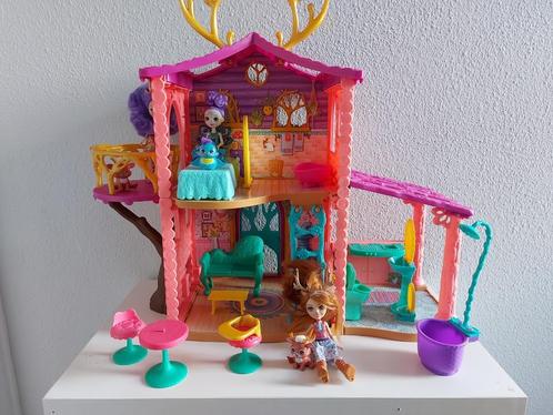 Enchantimals Hertenhuis-speelset, Kinderen en Baby's, Speelgoed | Poppenhuizen, Zo goed als nieuw, Poppenhuis, Ophalen of Verzenden