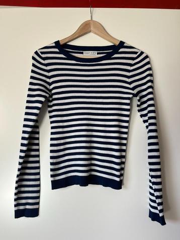 Blauw-Wit Gestreept T-shirt met Lange Mouwen – Primark Cares beschikbaar voor biedingen