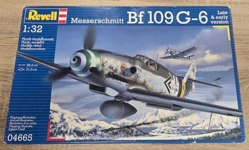 Revell 04665 1:32 Messerschmitt Bf 109 G-6, Hobby en Vrije tijd, Modelbouw | Vliegtuigen en Helikopters, Zo goed als nieuw, Vliegtuig