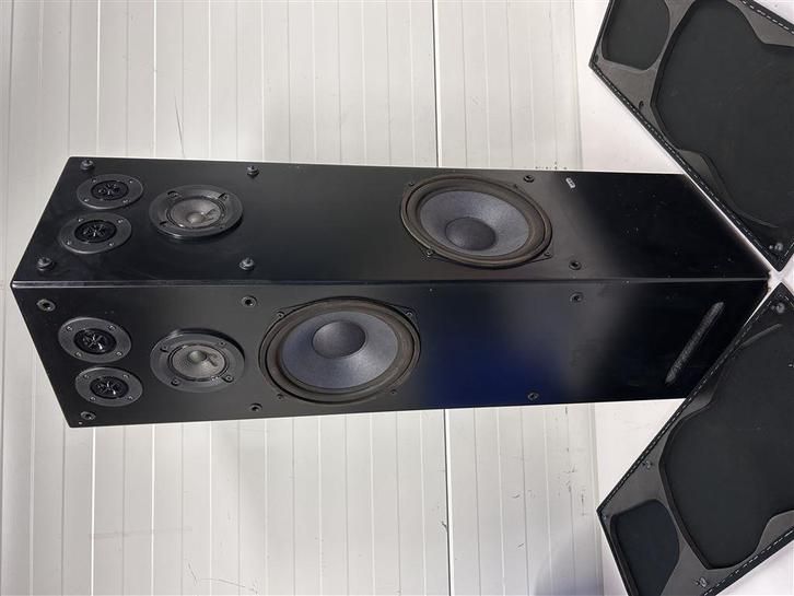 A7071. Akai Stereo One luidspreker, Audio, Tv en Foto, Luidsprekers, Gebruikt, Front, Rear of Stereo speakers, 120 watt of meer