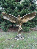 Adelaar arend antiekgoud beeld vogel tuin vijver bos natuur, Ophalen, Nieuw, Kunststof, Dierenbeeld