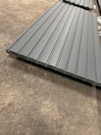 Trapezium profielplaat gevelbekleding antraciet, Ophalen, Zo goed als nieuw