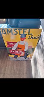 Amstel  emaille   met krassen, Verzamelen, Merken en Reclamevoorwerpen, Ophalen of Verzenden, Reclamebord