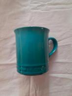 le Creuset Caribbean Blue Koffie Thee Beker Mok 400 ml, Nieuw, Ophalen of Verzenden, Overige stijlen, Kop(pen) en/of Schotel(s)