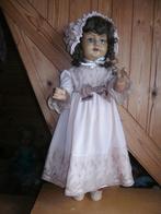 zware pop blauwe knipperogen open mondje met tandjes FsF11, Antiek en Kunst, Antiek | Speelgoed, Verzenden