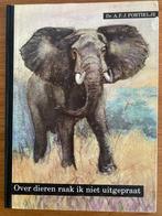 Plaatjesalbum Over dieren raak ik niet uitgepraat 1959, Ophalen of Verzenden, Gelezen, A.F.J. Portielje, Plaatjesalbum