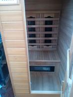 Infrarood sauna 90x90 keramische lampen bezorgen mogelijk, Sport en Fitness, Sauna, Ophalen, Zo goed als nieuw, Infrarood, Complete sauna