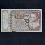 25 gulden 1943, Ophalen of Verzenden, 25 gulden, Los biljet