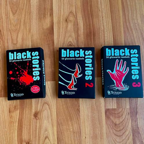 Black stories 1, 2 en 3, Hobby en Vrije tijd, Gezelschapsspellen | Kaartspellen, Zo goed als nieuw, Ophalen of Verzenden