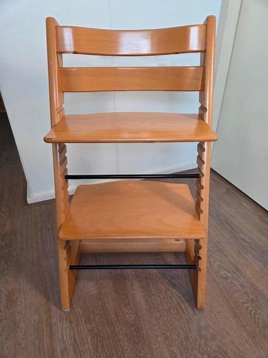 Stokke Tripp Trapp kinderstoel beuken, Kinderen en Baby's, Kinderstoelen, Zo goed als nieuw, Meegroeistoel, Ophalen