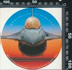 Sticker: Koninklijke Luchtmacht - F16, Verzamelen, Ophalen of Verzenden, Zo goed als nieuw, Bedrijf of Vereniging