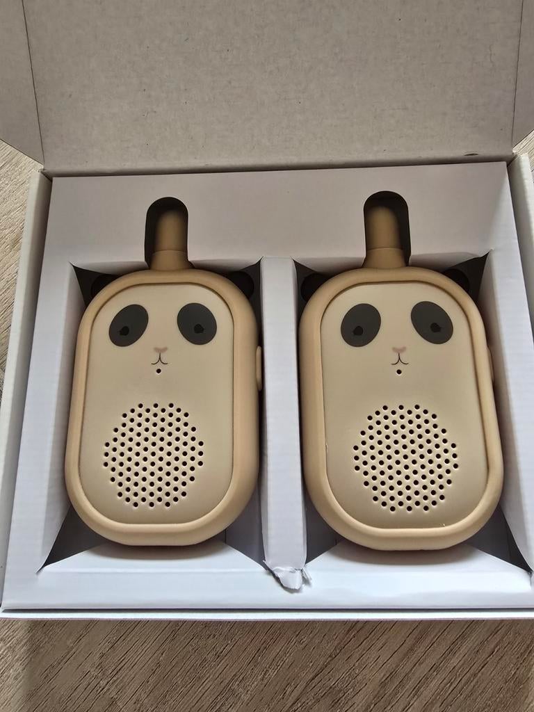Konges Sløjd Panda Walkie Talkie - Beige, Kinderen en Baby's, Ophalen of Verzenden, Zo goed als nieuw, Elektronica, Met geluid